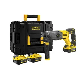 Stanley FMCH900M22 / Bezuhlíkové aku kombinované kladivo FatMax s vybavením / 5500 úderů/min o síle 2J  