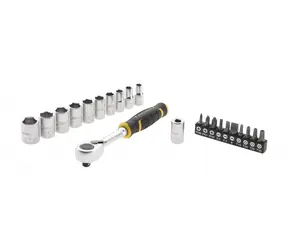 Stanley FMMT82679 / Ráčna 1/4" s bity a hlavicemi FatMax / 120 zubů 