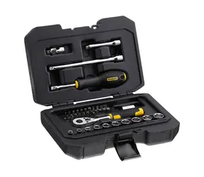 Stanley STMT82828-1 / Ráčna 1/4" s příslušnstvím / 72 zubů / 38 dílů
