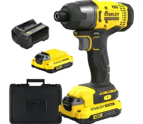 Stanley V20 SFMCF800C2K / Aku rázový utahovák / 18V / 165 Nm / 2x 1.5Ah
