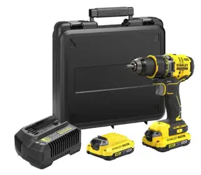 Stanley V20 SFMCD720D2K / Aku vrtačka / 18V / 2100 ot-min / 80 Nm / 2x 2.0Ah