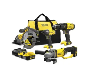 Stanley V20 SFMCK469M2 / Sada Aku nářadí / SFMCD711&SFMCF800&SFMCG400&SFMCS500/ 4x18V / 2x 4.0Ah