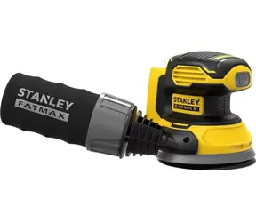 Stanley V20 SFMCW220B / Aku Excentrická bruska / 18V / Průměr 125 mm / 12.000 ot-min / bez Aku