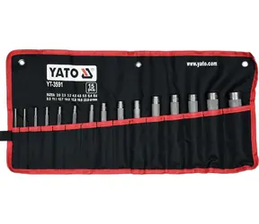 YATO YT-3591 / Sada průbojníků na kůži 15 ks
