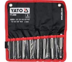 YATOYT-3590 / Sada průbojníků na kůži 9 ks