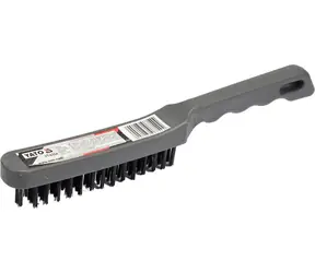 YATO YT-6354 / Kartáč drátěný ruční / 4 řady / plast