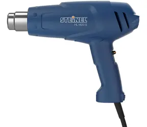 Steinel HL 1620 S / Horkovzdušná pistole / 450L za minutu / 1600W / 300-500°C / 230V kabel