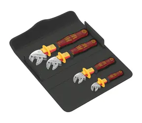WERA 6004 Joker VDE 4 Set 1 / Sada nastavitelných plochých klíčů / 7 až 19mm / 1/4" až 3/4" / doprodej