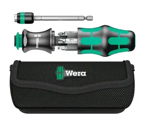 WERA Kraftform Kompakt 25 / Bitový šroubovák / 1/4" / 6 bitů 