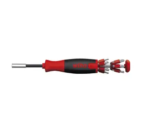 Wiha 38601 Magnetický šroubovák se zásobníkem nástavců LiftUp 25 / 12 nástavců / 1/4"