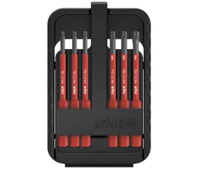 Wiha 43153 Sada nástavců slimBit Electric / 6 bitů / TORX