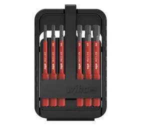Wiha 43156 Sada nástavců slimBit electric / 6 bitů / šestihran