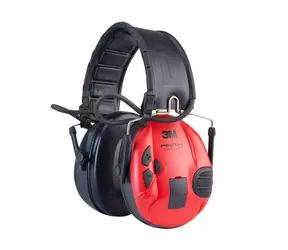 3M Peltor SportTac / mušlový chránič sluchu proti impulzním zvukům 26 dB / černá-červená