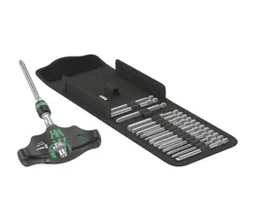 WERA Kraftform Kompakt 400 RA Metric Set 1 / Ráčnový šroubovák / 1/4" / 16 bitů