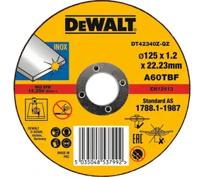 DeWalt DT42340TZ / Kotouč do úhlové brusky / 125 mm / M14 / na kovy