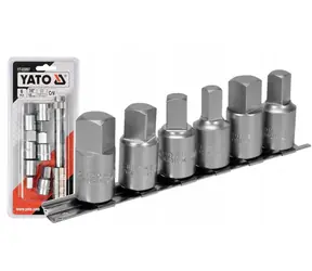 YATO YT-05991 / Sada bitů na olejové zátky / 18ks