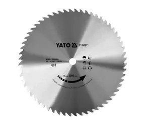 YATO YT-60871 / Pilový kotouč na dřevo / 500 mm / 60t