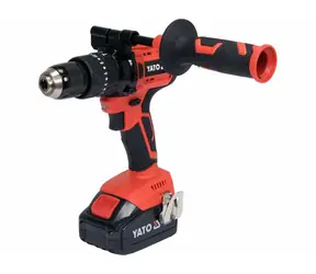 YATO YT-82790 / Aku příklepová vrtačka / 2100 RPM / 75 Nm / 18V / 1x 3Ah