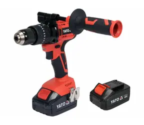 YATO YT-82791 / Aku příklepová vrtačka / 2100 RPM / 75 Nm / 18V / 2x 3Ah
