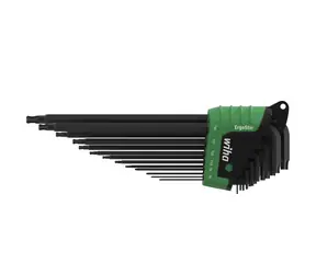 Wiha 36487 Sada zástrčných klíčů v držáku ErgoStar 13 ks / TORX / ProStar TORX kulová hlava