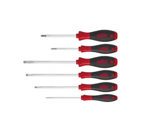 Wiha 07152 Sada šroubováků SoftFinish 6 ks / Ploché / Phillips