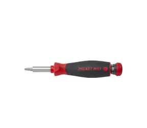 Wiha 45292 Šroubovák se zásobníkem nástavců PocketMax magnetický / Smíšené / 8 nástavců / 1/4"