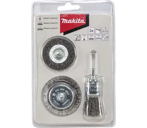 Makita D-66070 sada ocelových kartáčů 3ks