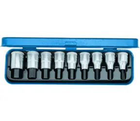GEDORE 6156250 / Sada nástrčných klíčů a bitů / 1/2 / 9 ks