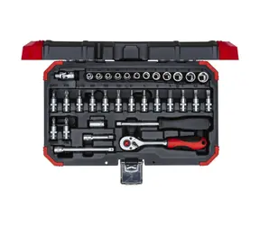GEDORE 3300051 / Sada ráčna a nástavců / 1/4" / 33 ks