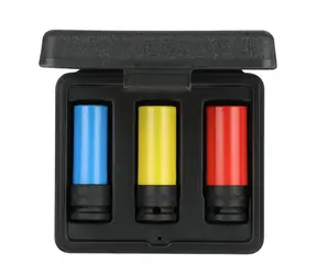 GEDORE 3300578 / Sada bezpečnostních rázových hlavic / 1/2" / 3ks