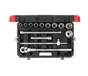 GEDORE 3300011 / Sada ráčny a nástrčných klíčů s nástavci / 3/4" / 14 ks