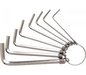 Deli Tools EDL3080 Sada inbusových klíčů / velikosti 1.5 & 2 & 2.5 & 3 & 3.5 & 4 & 5 & 6 mm