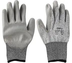 Deli Tools EDL521043XL Pracovní rukavice / odolné proti říznutí / velikost XL