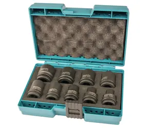 Makita D-41517 Sada 9ks nástrčných klíčů 1/2" 8-24 mm