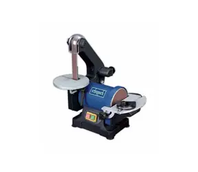Scheppach BTS 700 / Kombinovaná bruska / pásová a kotoučová / 250W / 13.6m/s / 2850 ot-min / 125mm kotouč / 230V