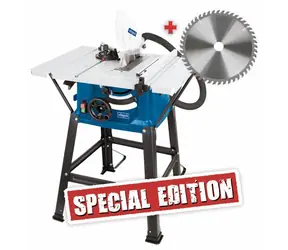 Scheppach HS 81 S Special Edition / Stolová pila / 1500W / 5000 ot-min / 210mm kotouč / 230V
