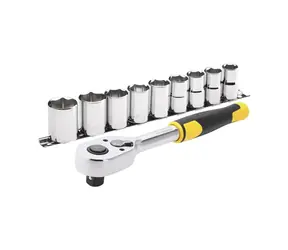 Stanley STMT82671-0 / Ráčna s bity / 1/2" / 12 hlavic