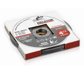 KREATOR KRT070420 / Řezný kotouč / Průměr 125 x 22 mm / 6 ks 