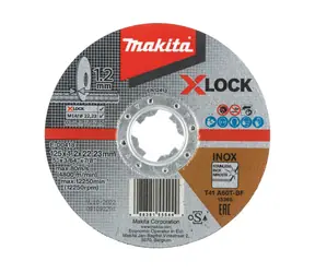 Makita E-00418 Řezný kotouč na nerez X-LOCK 125x1.2mm