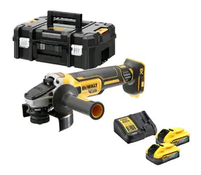 DeWalt DCG405H2T / Aku úhlová bruska / 1000 W / Průměr kotouče 123mm / 9000 ot-min / 18 V / 2x Aku 5Ah  