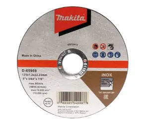 Makita D-65969 Řezný kotouč na nerez 125x1.0x22.23mm