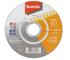 Makita D-18764 Řezný kotouč na nerez ocel 115 x 1.2 x 22.23 mm