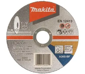 Makita B-46931 Řezný kotouč na ocel 125 x 1.6 x 22.23 mm