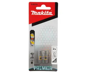 Makita E-03218 Impact Premier Sada bitů T20x 25 mm 2 ks