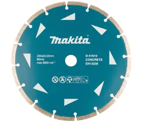 Makita D-41610 Diamantový segmentový kotouč 230mm 22.23 mm