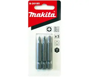 Makita B-26216 Sada bitů PZ1/2/3 x 50mm (3ks)
