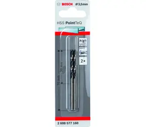 BOSCH HSS PointTeQ 2608577160 / Spirálový vrták / 3.5 x 39 mm / 2 ks