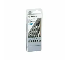 BOSCH HSS PointTeQ2608577346 / Sada spirálových vrtáků / 6 ks