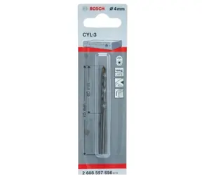 BOSCH 2608597656 CYL-3 / Vrták do betonu / Rozměry 4 x 40/75 mm / 1 ks