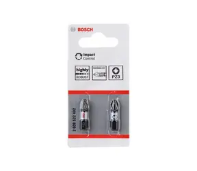 BOSCH 2608522402 / Sada šroubovacích bitů Impact Control (2 ks) / PZ3 25 mm